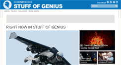 Desktop Screenshot of geniusstuff.com