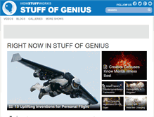 Tablet Screenshot of geniusstuff.com